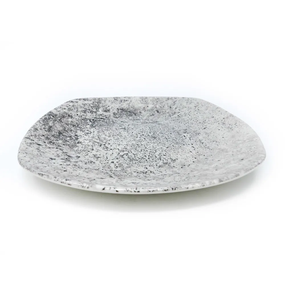 Assiette plate Dudson Concrete - Assiette carrée · 10 po · 12/caisse — image 3