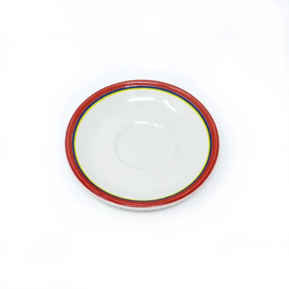 Soucoupe Tasse / Mug / Soucoupe Dudson Calypso RED - 5 7/8 po · 36/caisse — image 2
