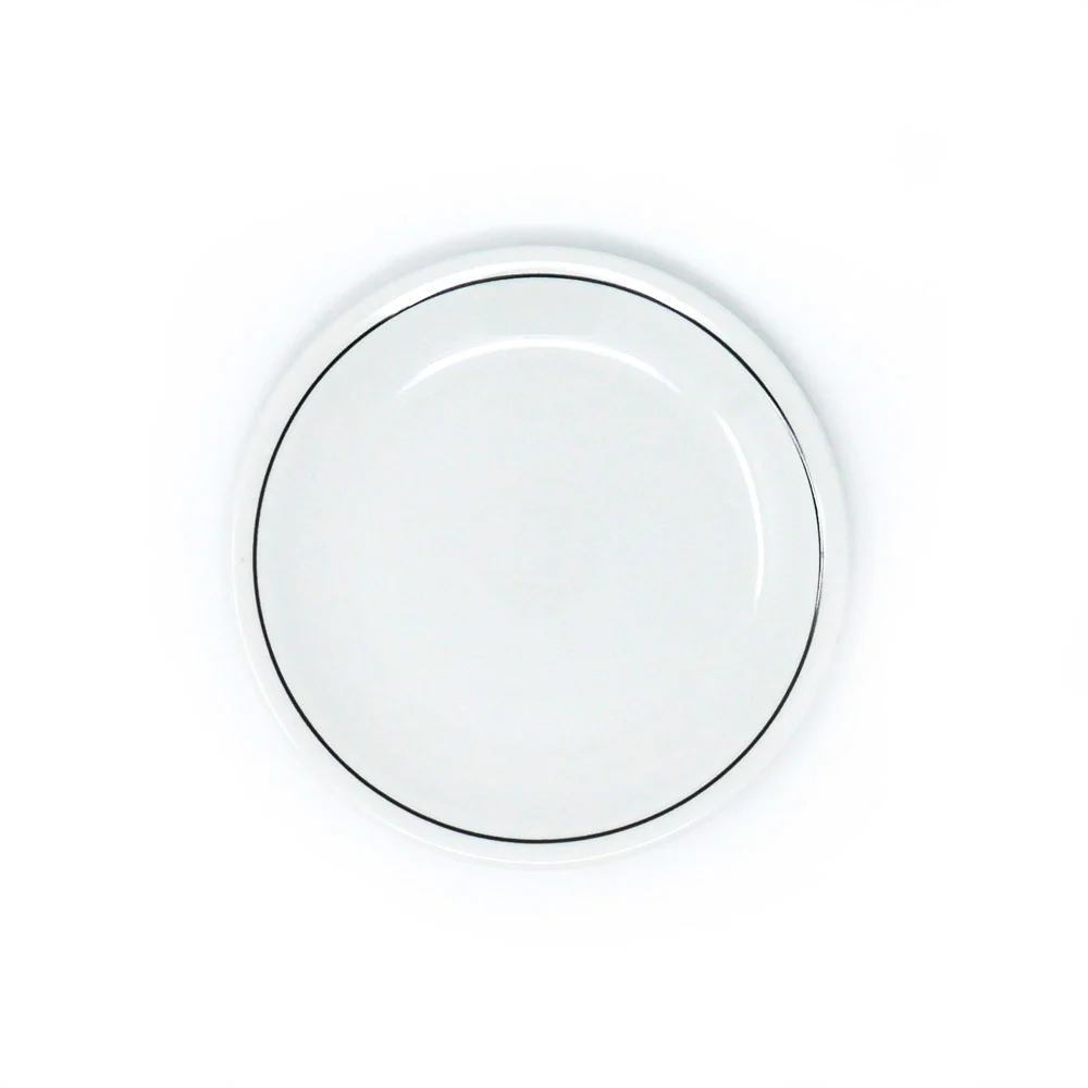 Assiette plate Dudson Black Line - 6 3/8 po · 36/caisse