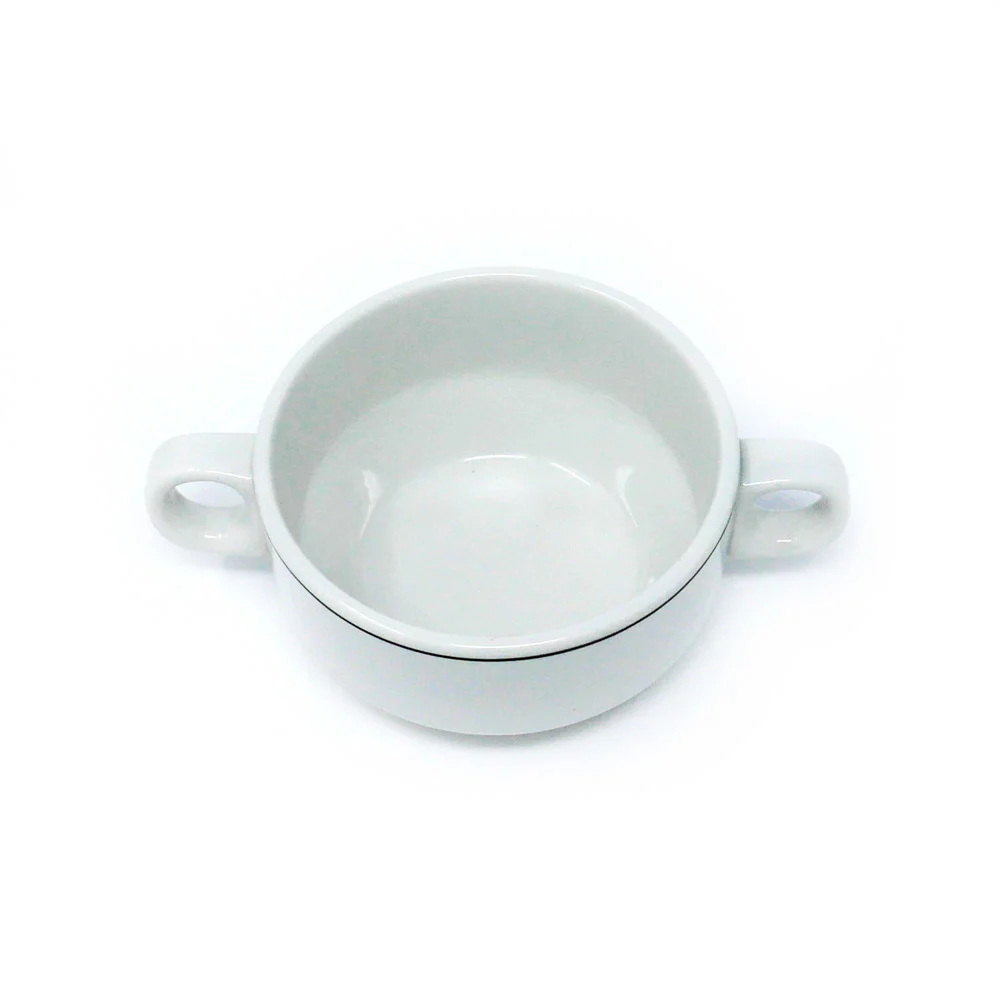 Bol à soupe Dudson Black Line - Bol à soupe 2 anses · 4 1/8 po · 36/caisse — image 2