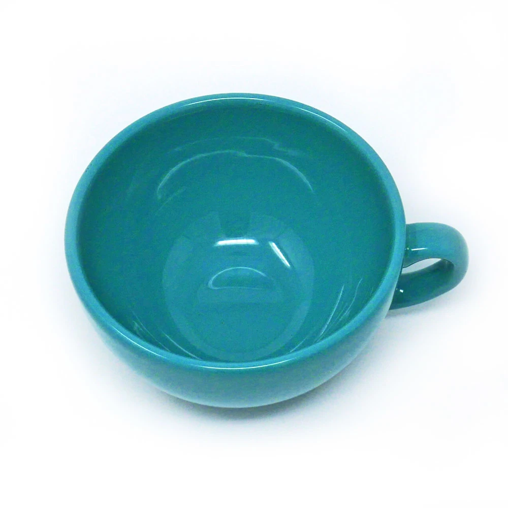 Bol à café Dudson Paintbox Aqua - Bol café au lait · 11 oz · 36/caisse — image 2