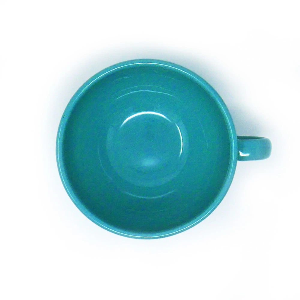 Bol à café Dudson Paintbox Aqua - Bol café au lait · 11 oz · 36/caisse — image 3