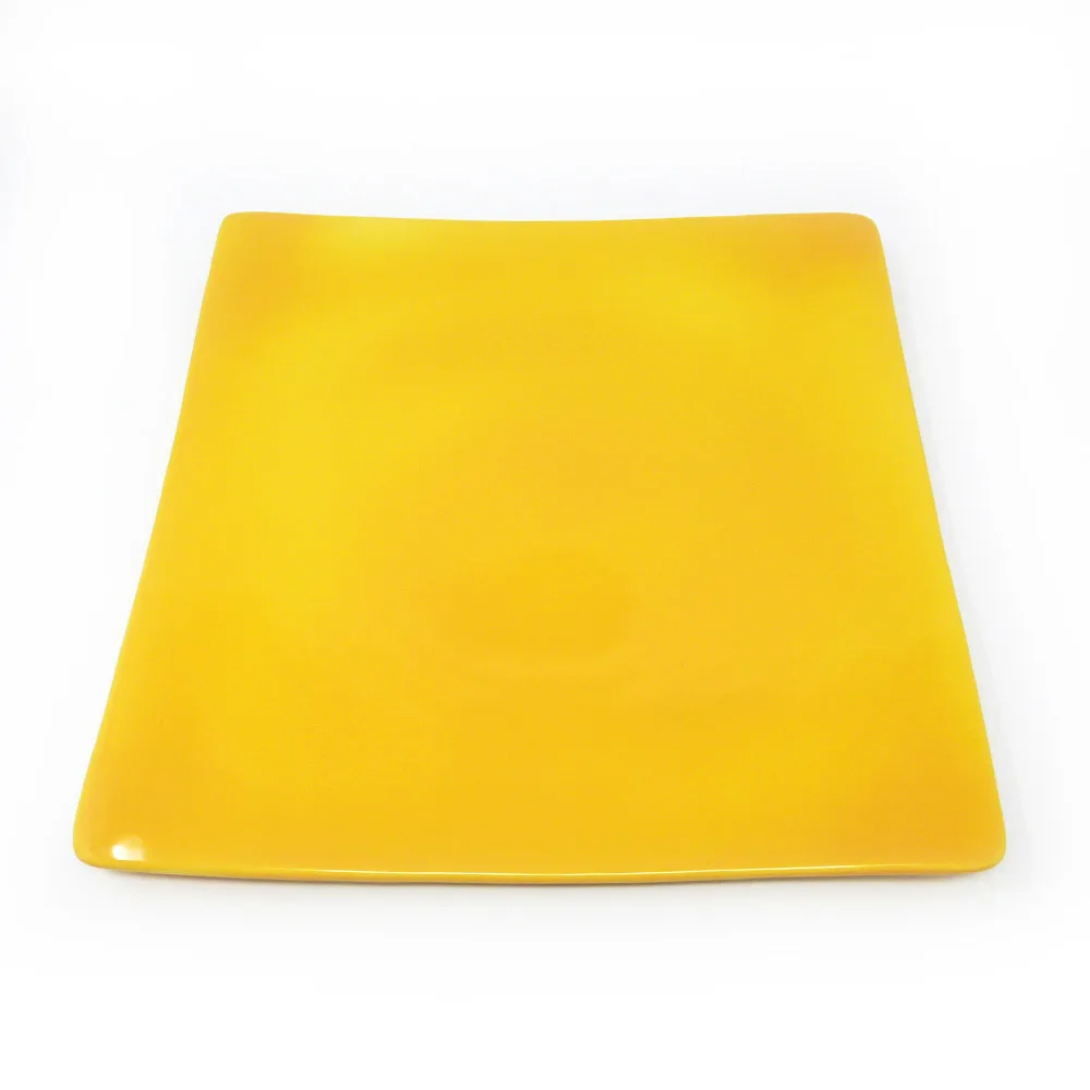 Assiette plate carrée Dudson Paintbox Marigold - 11 3/8 po · 4/caisse — image 2