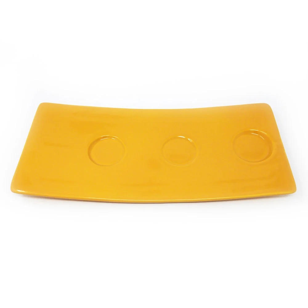 Assiette de présentation Dudson Paintbox Marigold - plateau · 6 1/2 x 15 po · 9 unités — image 2