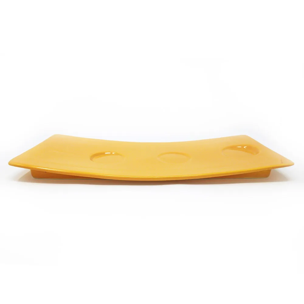 Assiette de présentation Dudson Paintbox Marigold - plateau · 6 1/2 x 15 po · 9 unités — image 3