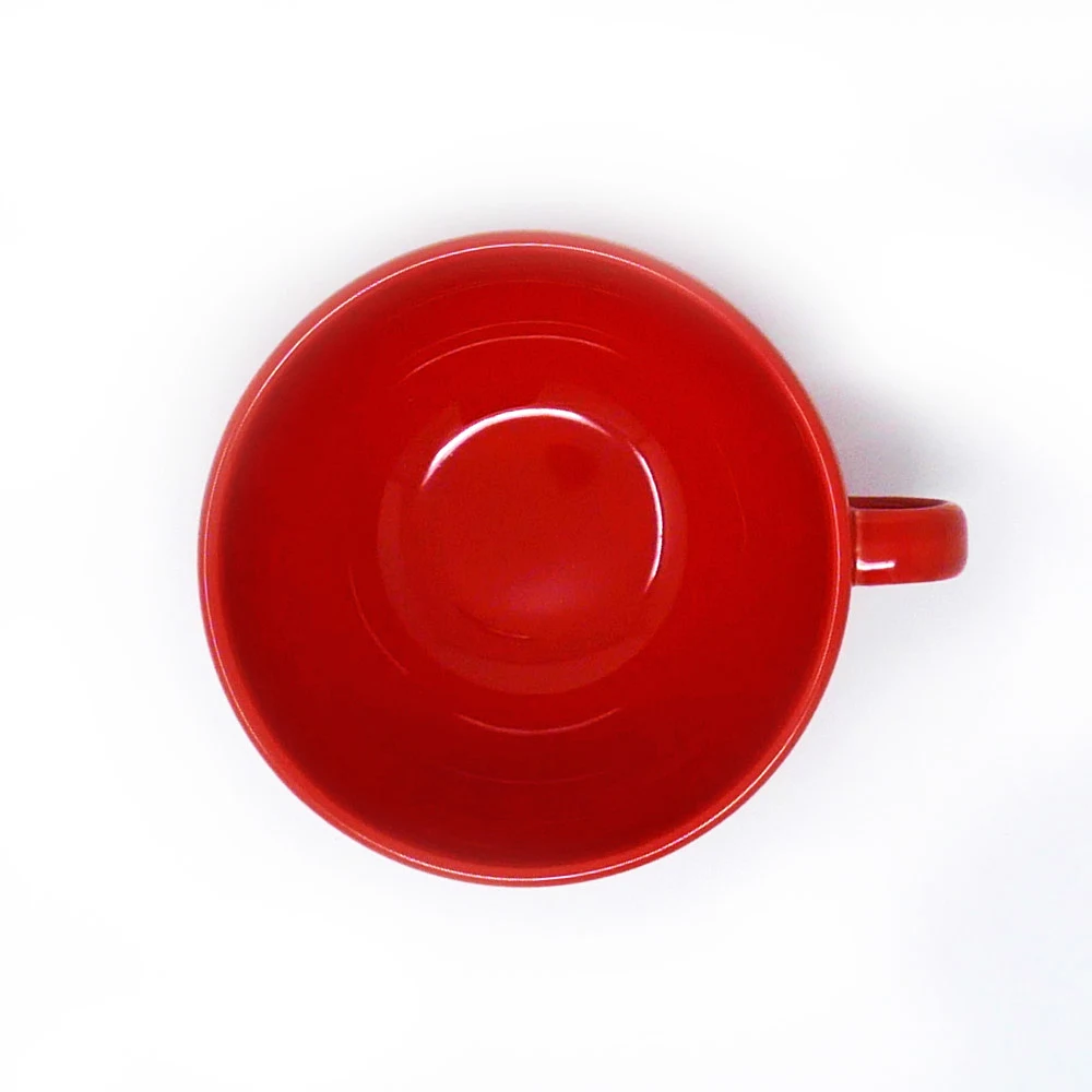Bol à café Dudson Paintbox Flame Red - Bol café au lait · 11 oz · 36/caisse — image 3