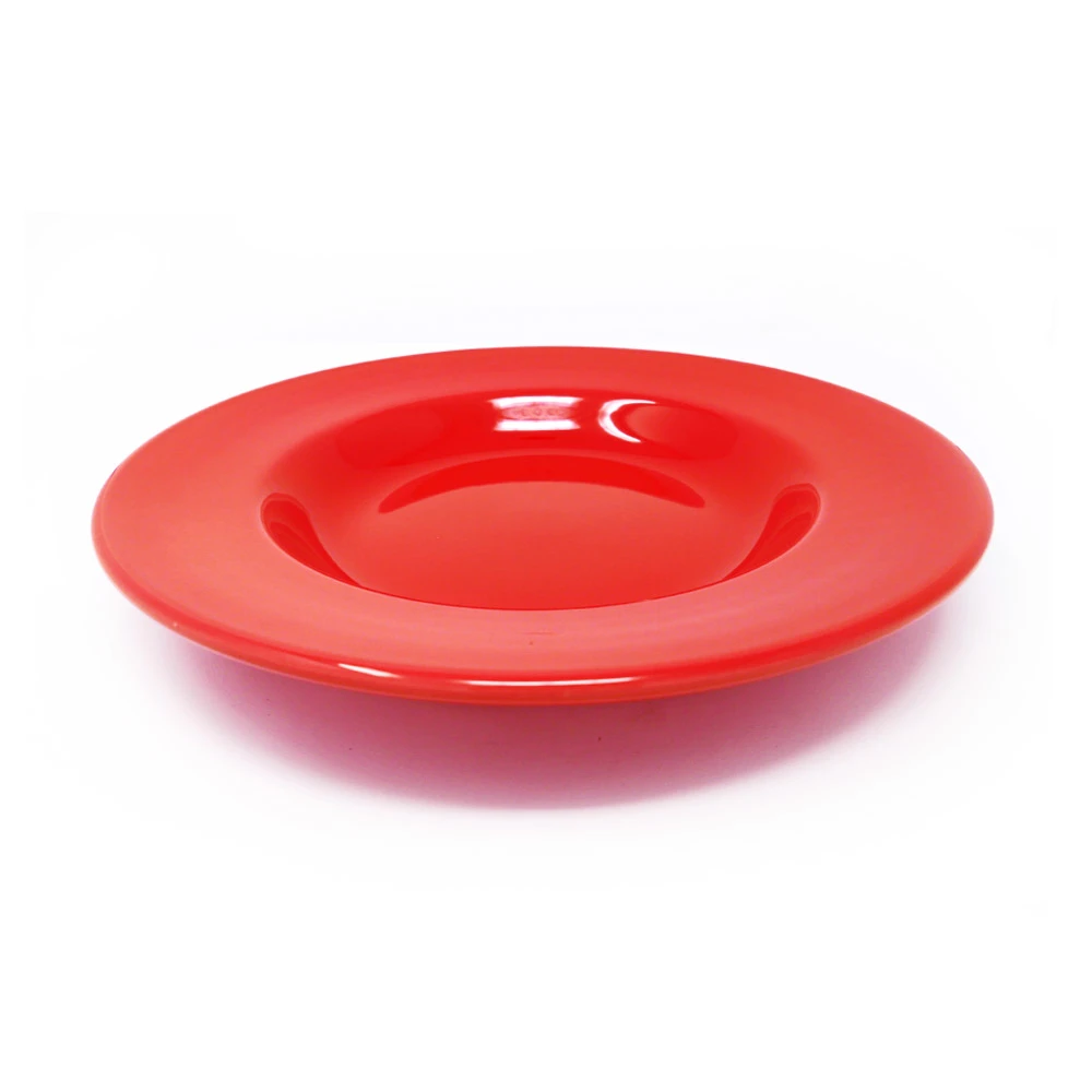 Assiette creuse Dudson Paintbox Flame Red - Bol à pâte/soupe · 11 3/8 po · 12/caisse — image 3