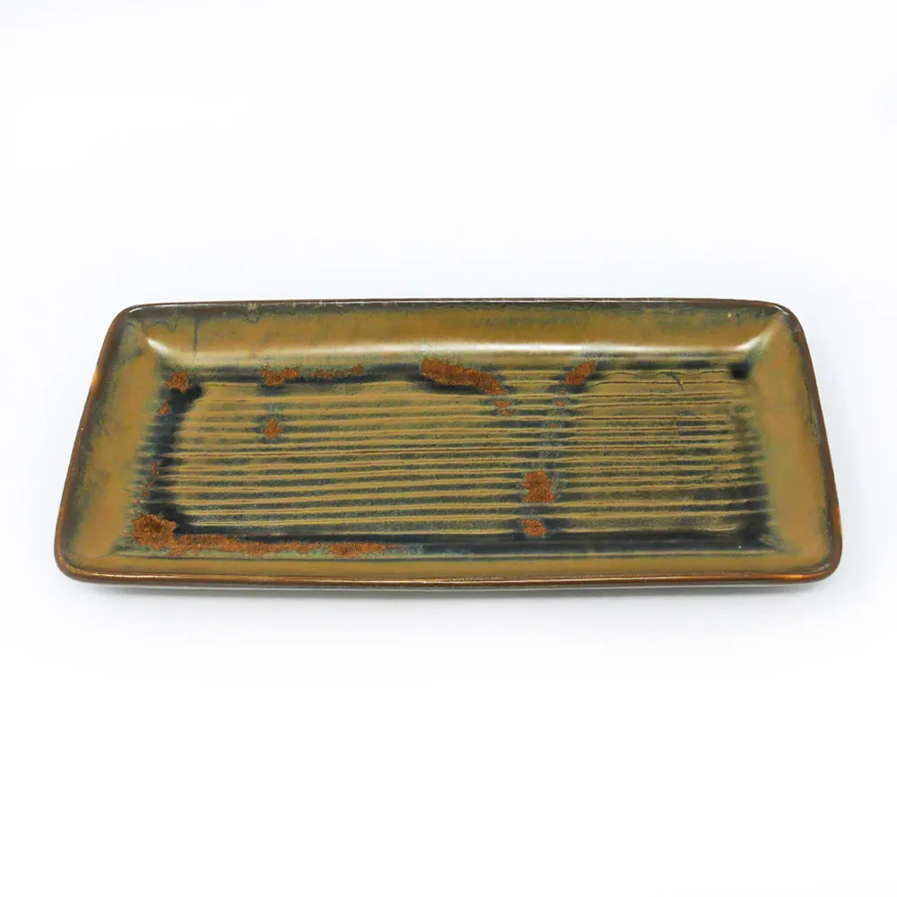 Assiette plate Dudson Bronze Medium - Plateau du chef · 4 7/8 x 10 3/4 po · 8/caisse — image 2