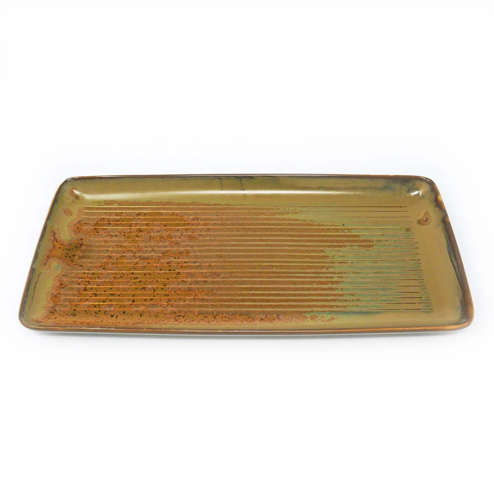 Assiette plate Dudson Bronze - Plateau du chef · 6 5/8 x 14 po · 6/caisse — image 2