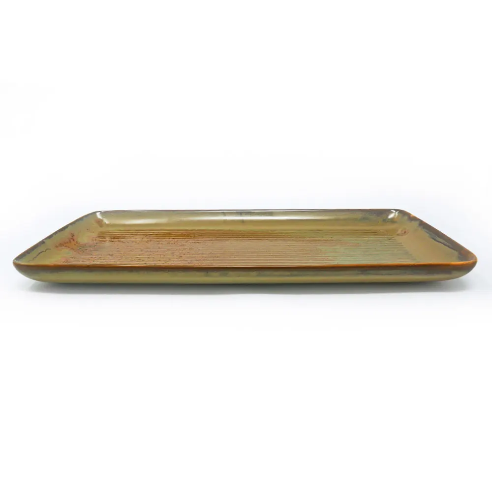 Assiette plate Dudson Bronze - Plateau du chef · 6 5/8 x 14 po · 6/caisse — image 3