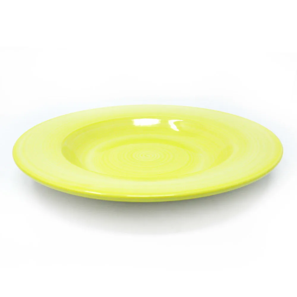 Assiette creuse Dudson Full wrapover Brushstrokes Malaspina Yell  -Assiette à pâtes - 11 3/8 po · 12/caisse — image 3