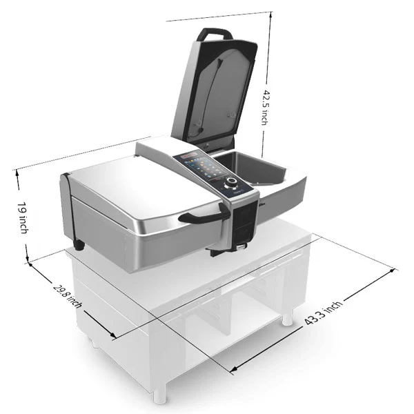 Rational Braisière Rational iVario Pro 2-XS - Système de cuisson multifonction · 2 x 4,5 gallons — image 4