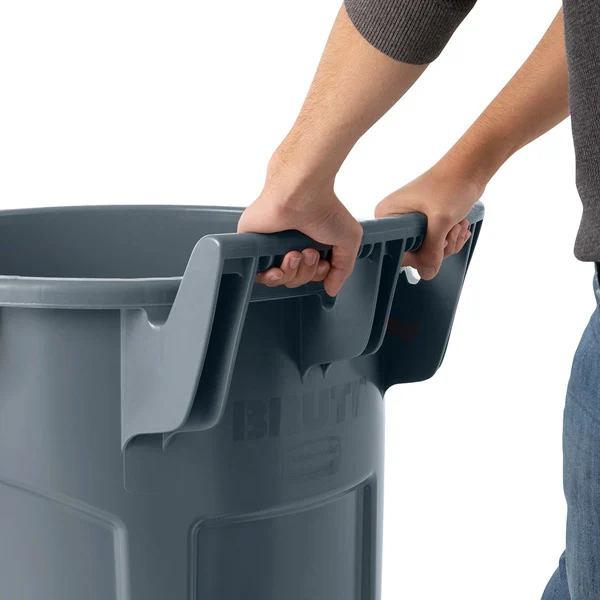 44 gallons Sanitaire Rubbermaid Conteneur Brute® à roulettes — image 3