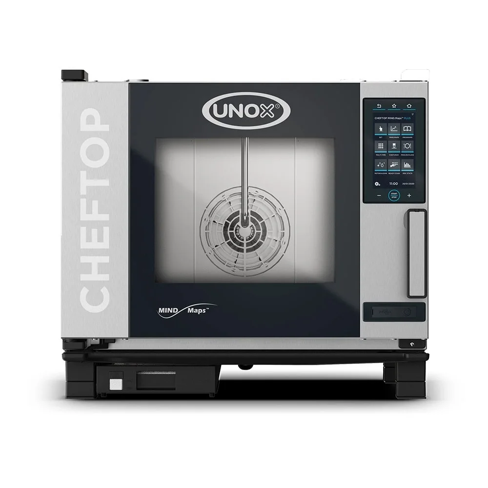 Four mixte professionnel de comptoir au gaz UNOX CHEFTOP MIND.Maps™ COUNTERTOP PLUS