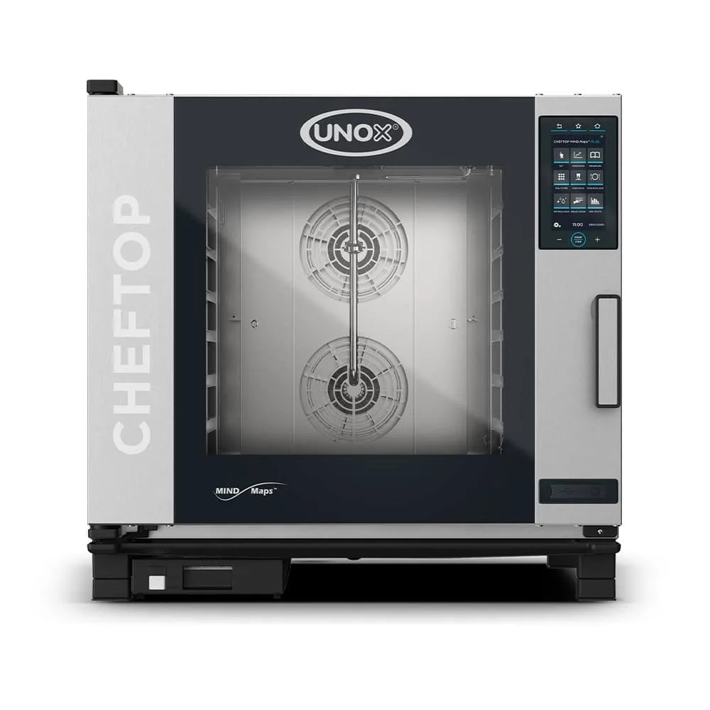 Four mixte professionnel de comptoir au gaz UNOX CHEFTOP MIND.Maps™ COUNTERTOP PLUS