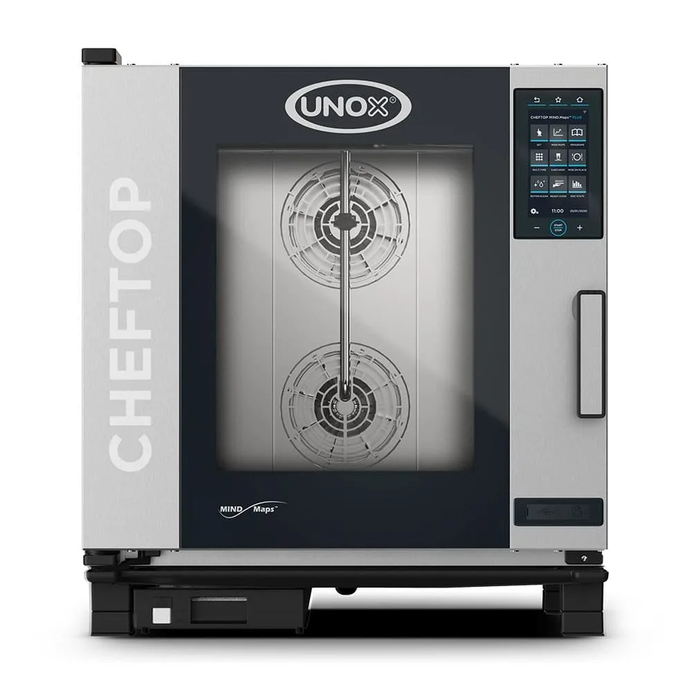 Four mixte professionnel de comptoir au gaz UNOX CHEFTOP MIND.Maps™ COUNTERTOP PLUS