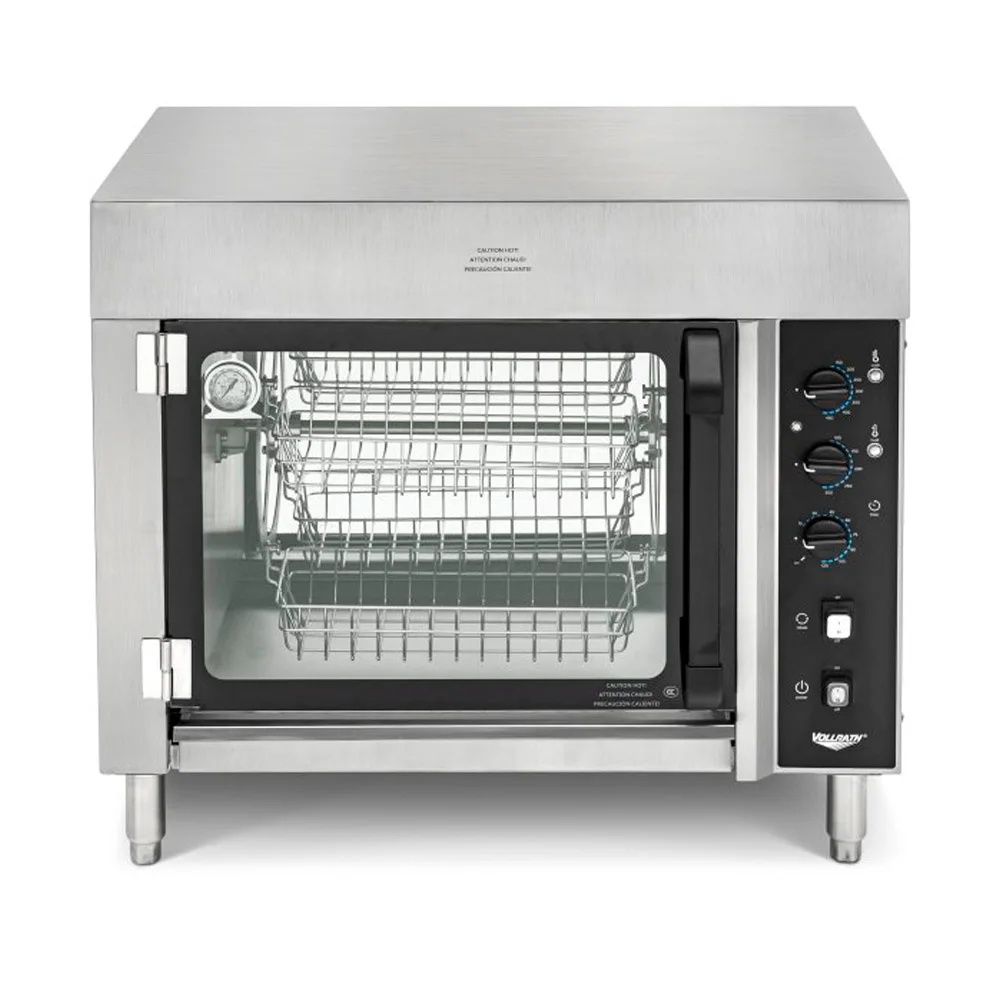 Four à rôtisserie électrique de comptoir Vollrath ROV-08 - Avec 4 paniers pour 8 poulets