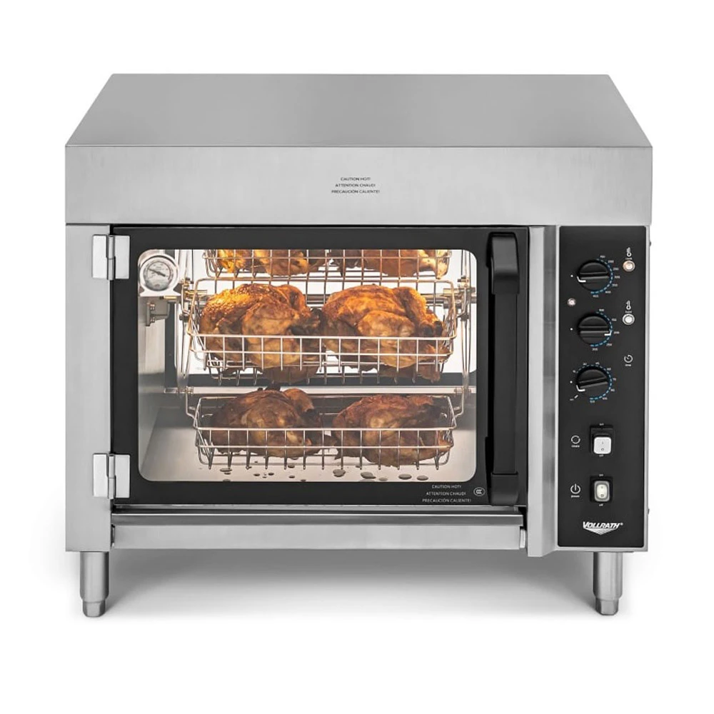 Four à rôtisserie électrique de comptoir Vollrath ROV-08 - Avec 4 paniers pour 8 poulets — image 2