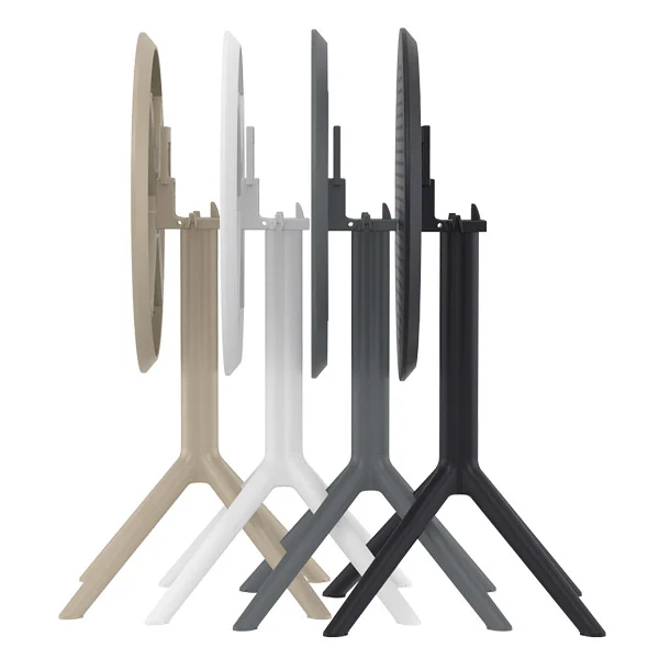 Table ronde pliante Sky 60 par Siesta - Noir - Résine durable et résistante aux intempéries — image 3