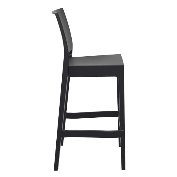 Chaise de bar Maya par Siesta - Noir - Polypropylène renforcé de fibre de verre — image 2