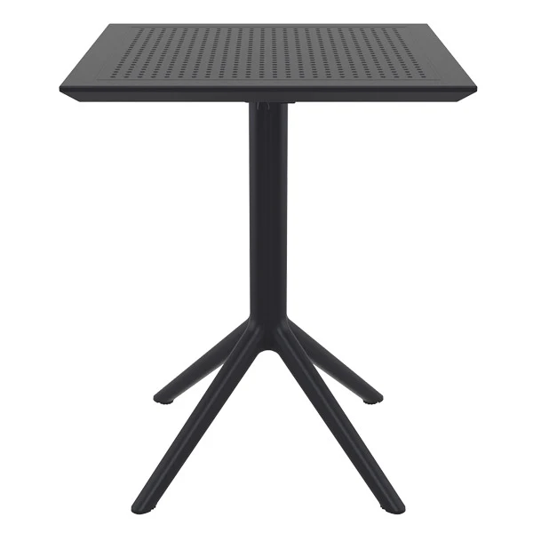 Table pliante Sky 60 par Siesta - Noir - Résine durable et résistante aux intempéries — image 1