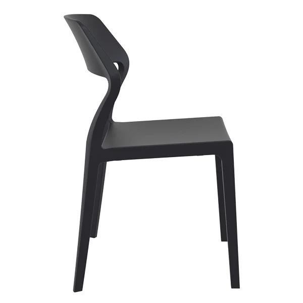Chaise Snow par Siesta - Noir - Polypropylène renforcé de fibre de verre — image 2
