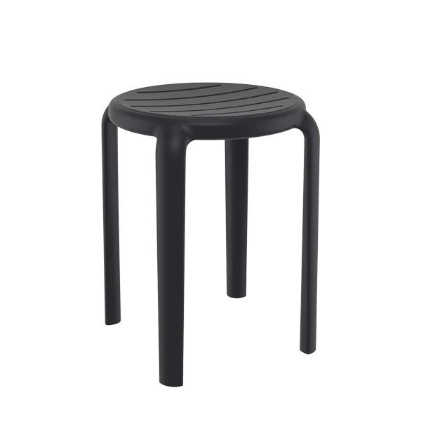 Tabouret Tom 45 par Siesta - Noir - Polypropylène renforcé de fibre de verre — image 2