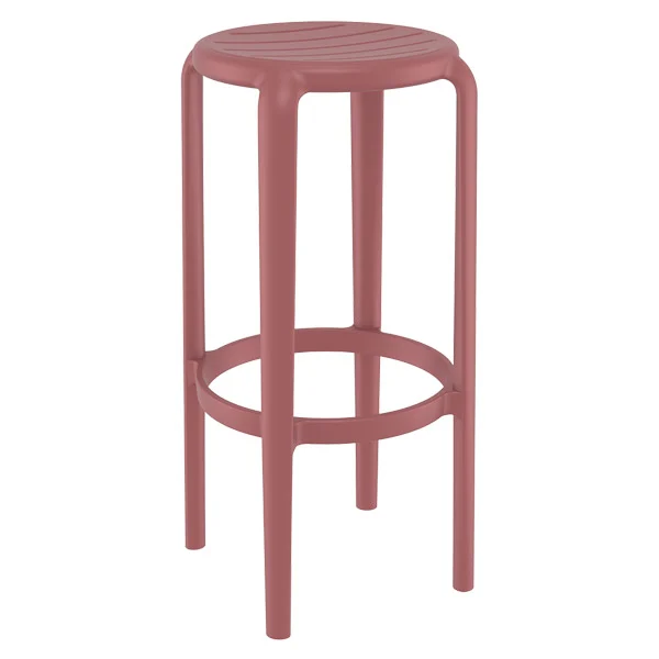 Tabouret de bar Tom 75 par Siesta - Marsala - Polypropylène renforcé de fibre de verre — image 2