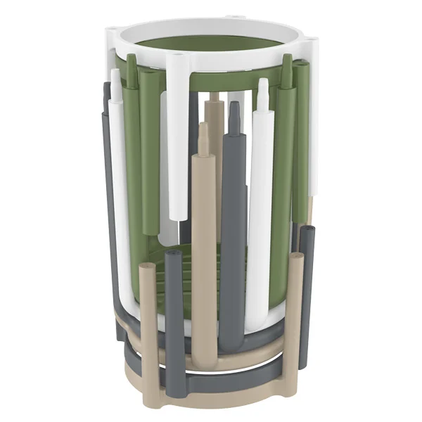 Tabouret de bar Tom 75 par Siesta - Marsala - Polypropylène renforcé de fibre de verre — image 3