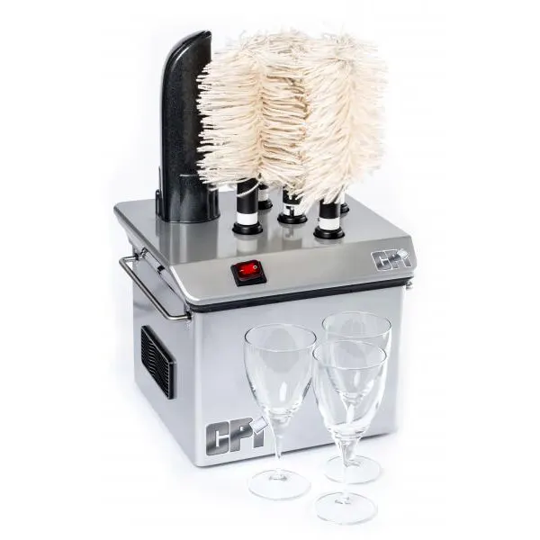 CPI StemShine Pro GP5 - Polisseuse de verre électrique à cinq brosses