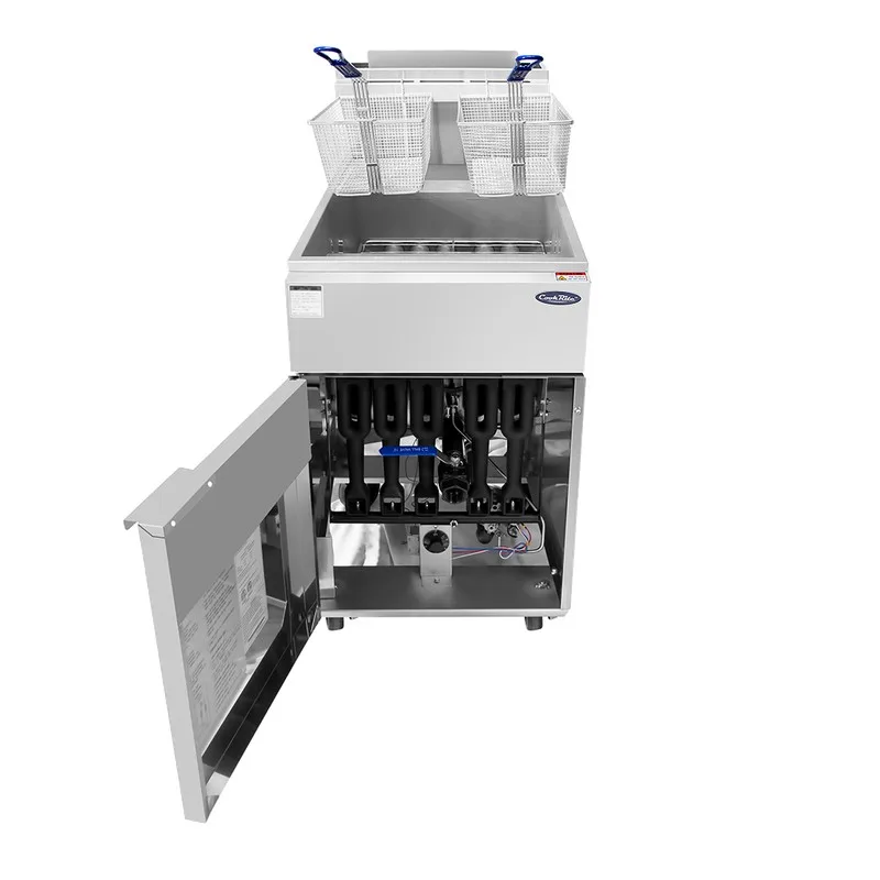 Friteuse au gaz propane Atosa CookRite ATFS-75, 75 lb, 5 brûleurs — image 3