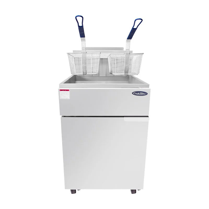 Friteuse au gaz propane Atosa CookRite ATFS-75, 75 lb, 5 brûleurs — image 4
