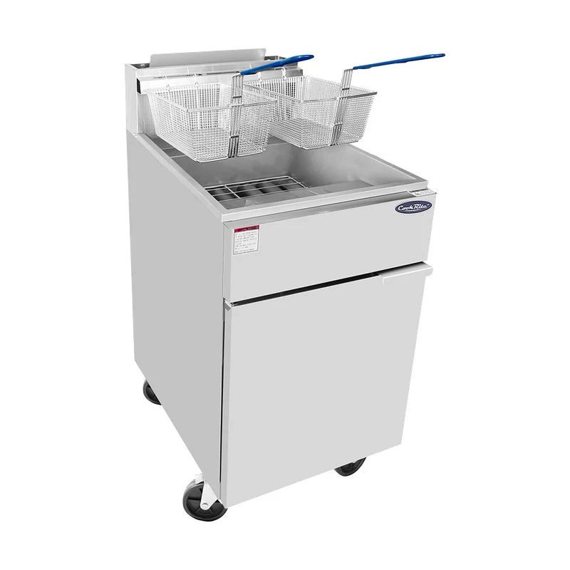 Friteuse au gaz propane Atosa CookRite ATFS-75, 75 lb, 5 brûleurs — image 5