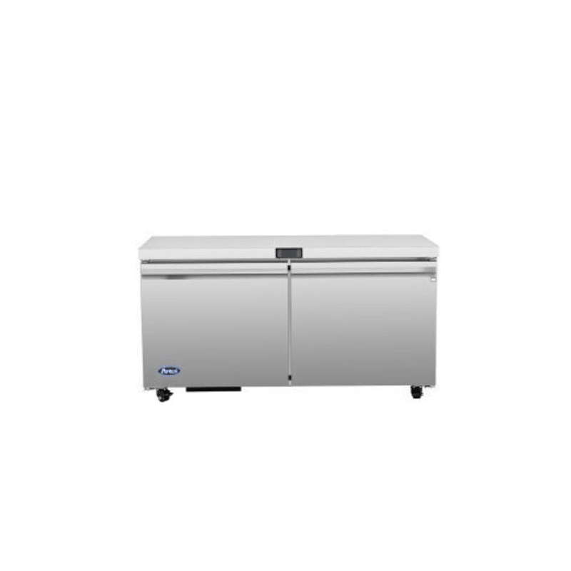Réfrigérateur sous-comptoir 2 portes Atosa AUR60SD, 60 po