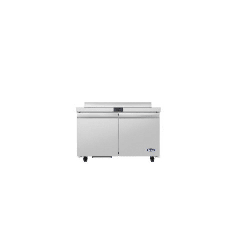 Comptoir réfrigéré 2 portes Atosa AWR48SD avec dosseret, 48 po
