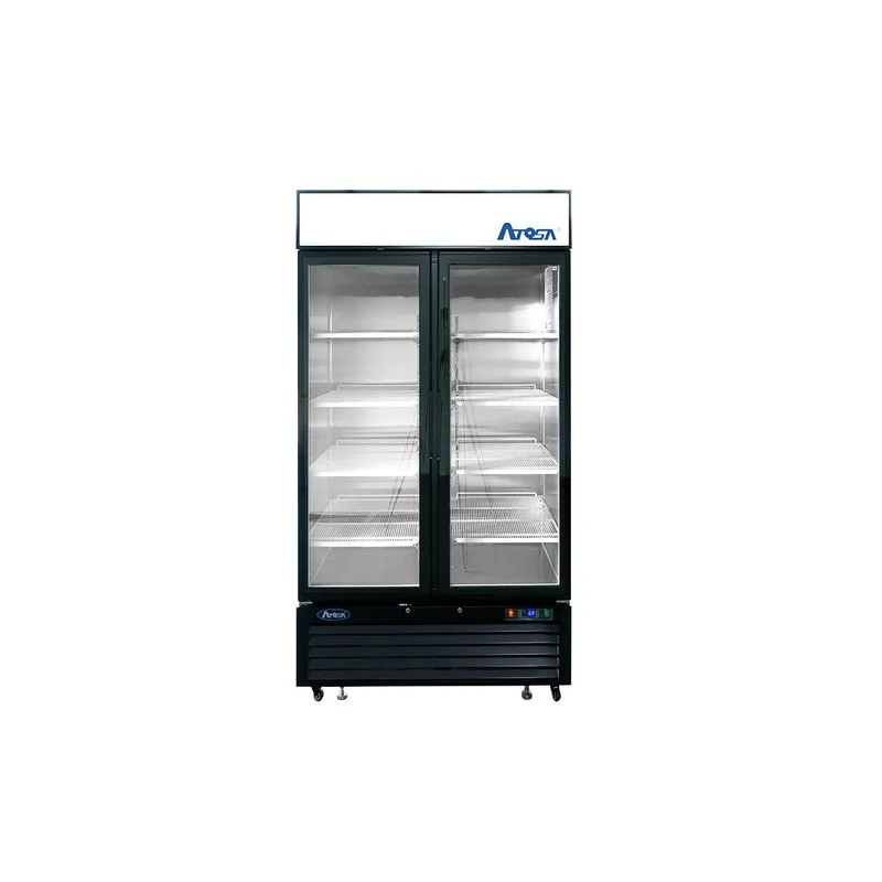 Congélateur présentoir 2 portes vitrées Atosa MCF8732GR, 39 po