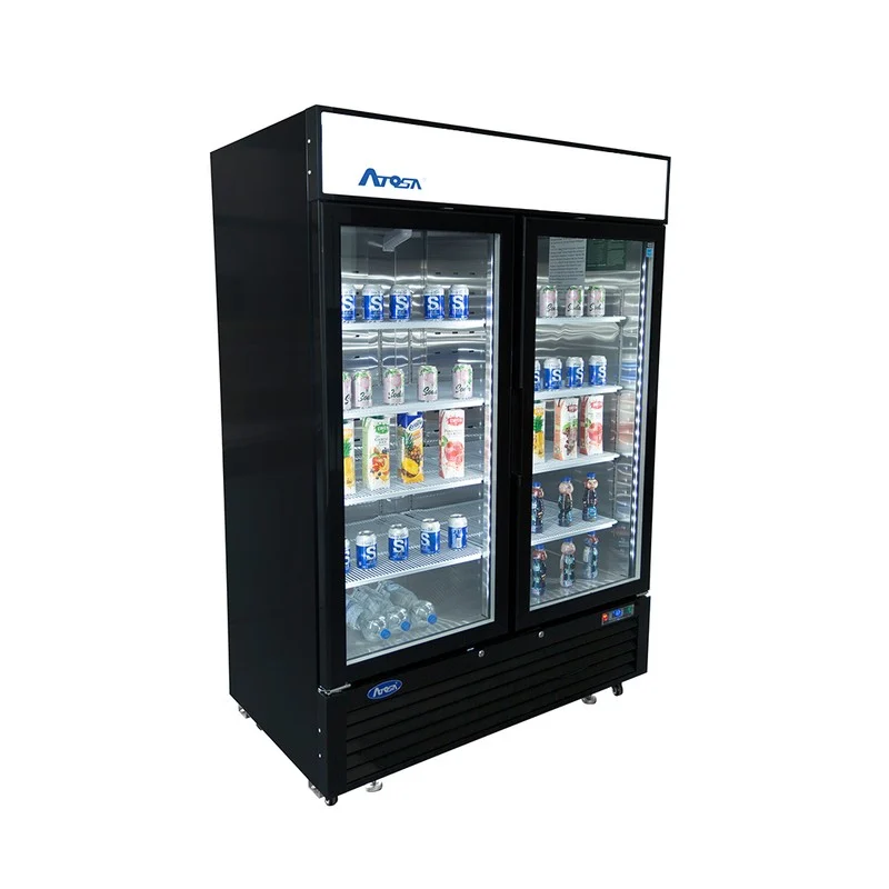 Congélateur présentoir 2 portes vitrées Atosa MCF8732GR, 39 po — image 3