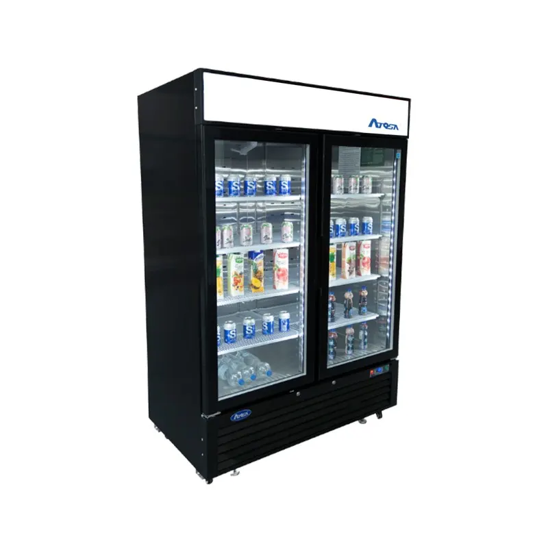 Réfrigérateur présentoir 2 portes vitrées Atosa MCF8733GR, 39 1/2 po — image 2