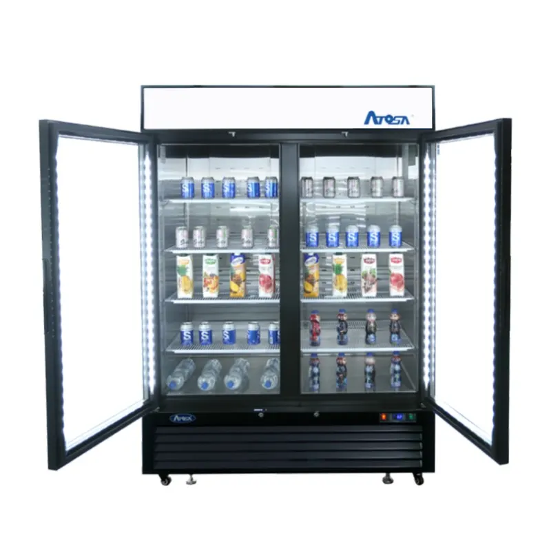 Réfrigérateur présentoir 2 portes vitrées Atosa MCF8733GR, 39 1/2 po — image 4