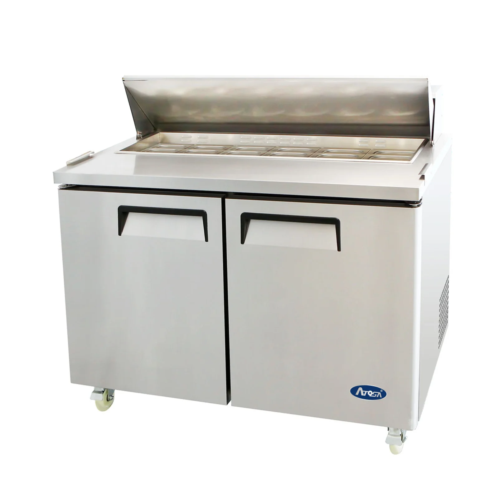 Atosa MSF8302GR refrigerated sandwich prep table — image 2
