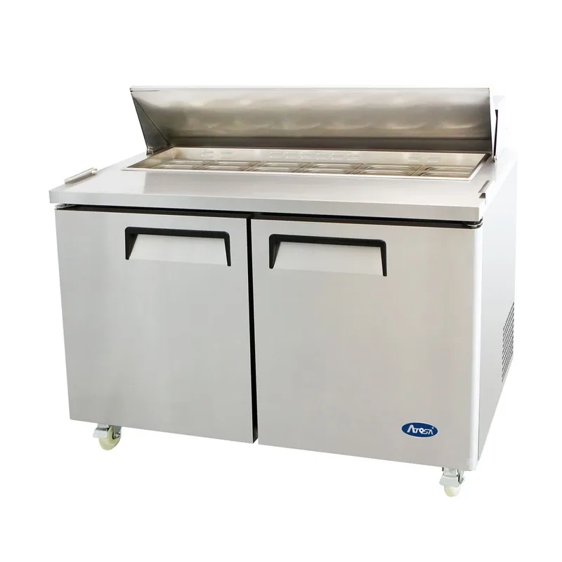 Table sandwich réfrigérée 2 portes Atosa MSF8303GR, 60 po