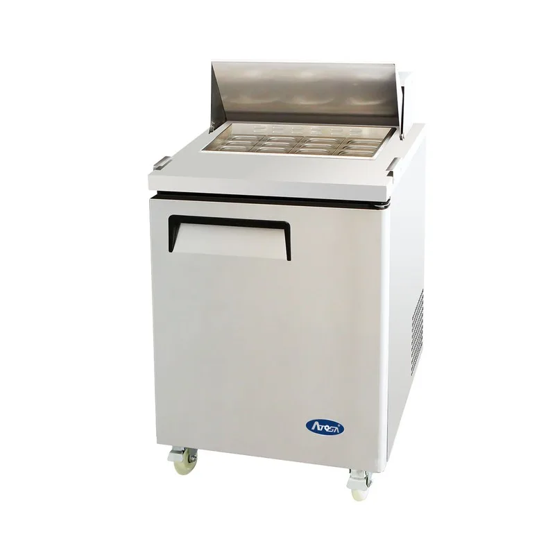 Table sandwich réfrigérée Mega Top 1 porte Atosa MSF8305GR, 27 po