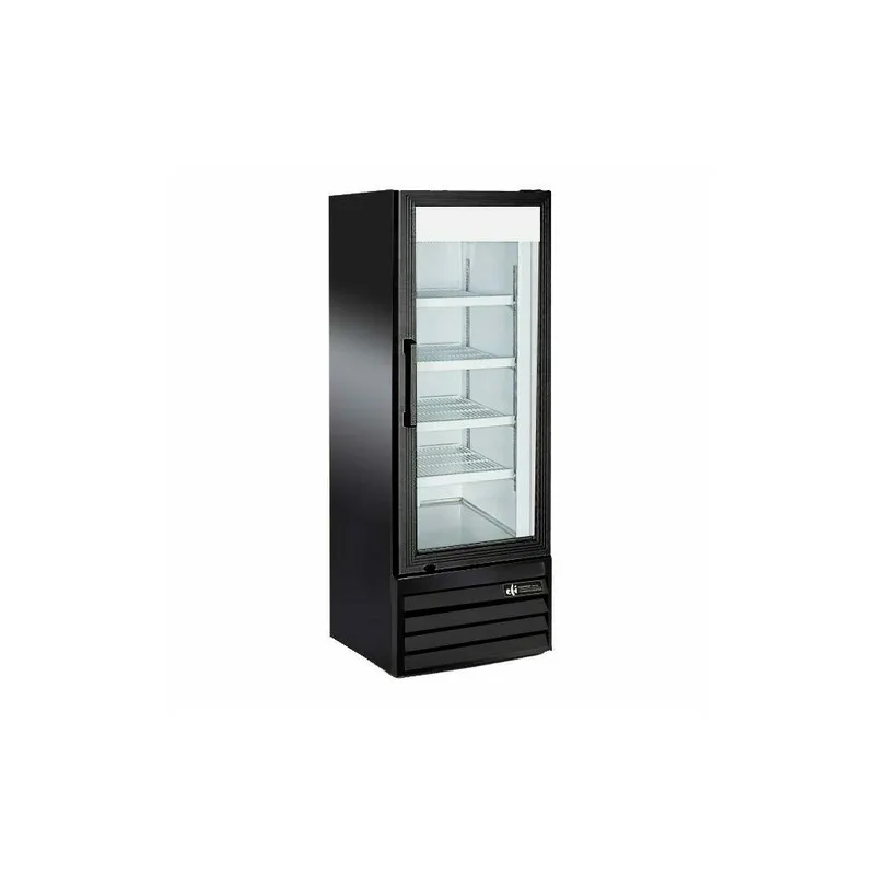 Réfrigérateur présentoir 1 porte vitrée EFI Versa Chill X-Line C1-22.5GDX, 10,8 pi³, noir