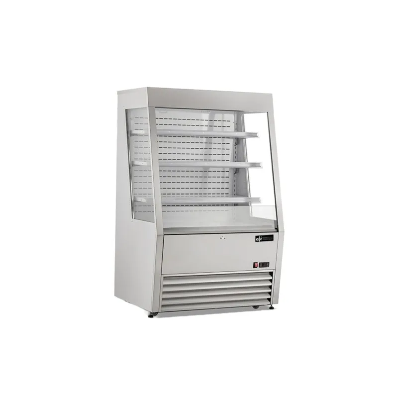 Présentoir réfrigéré ouvert incliné EFI CGOM-3659S, inox, 36 po