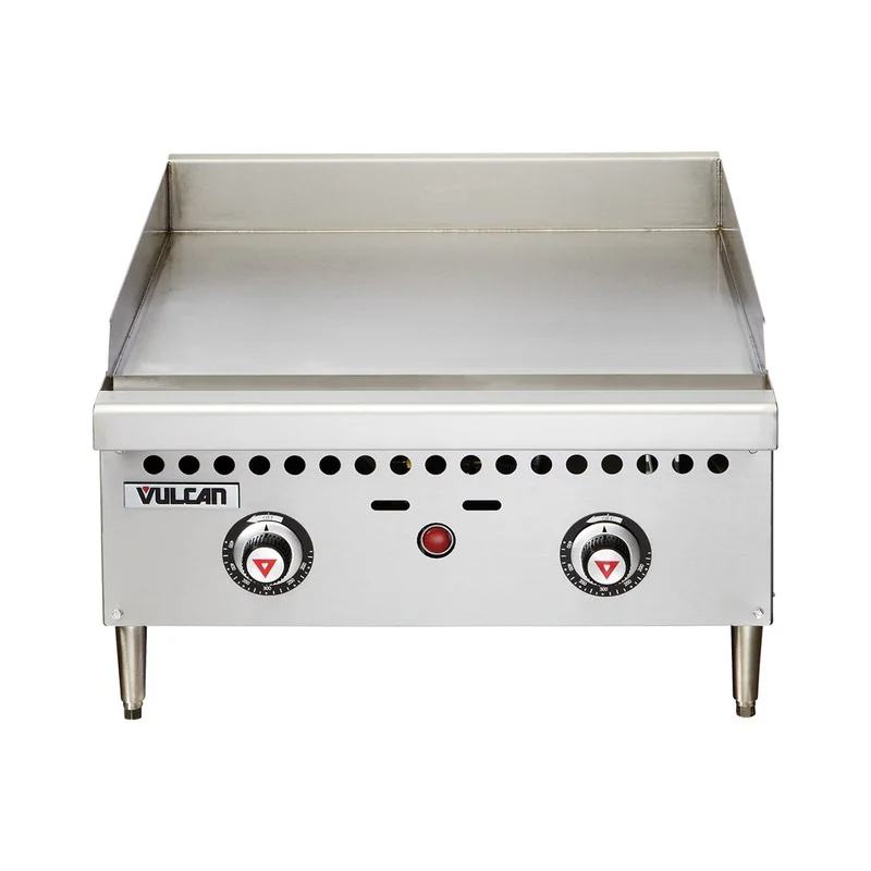 Plaque de cuisson au gaz thermostatique Vulcan VCRG24-T, 24 po, gaz naturel