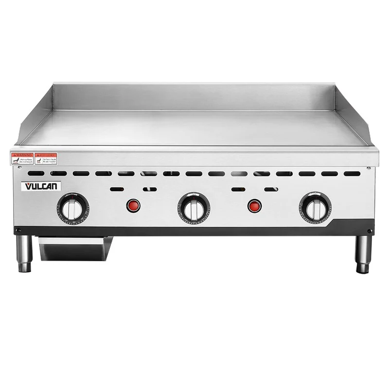 Plaque de cuisson au gaz thermostatique Vulcan VCRG36-T, 36 po, gaz naturel