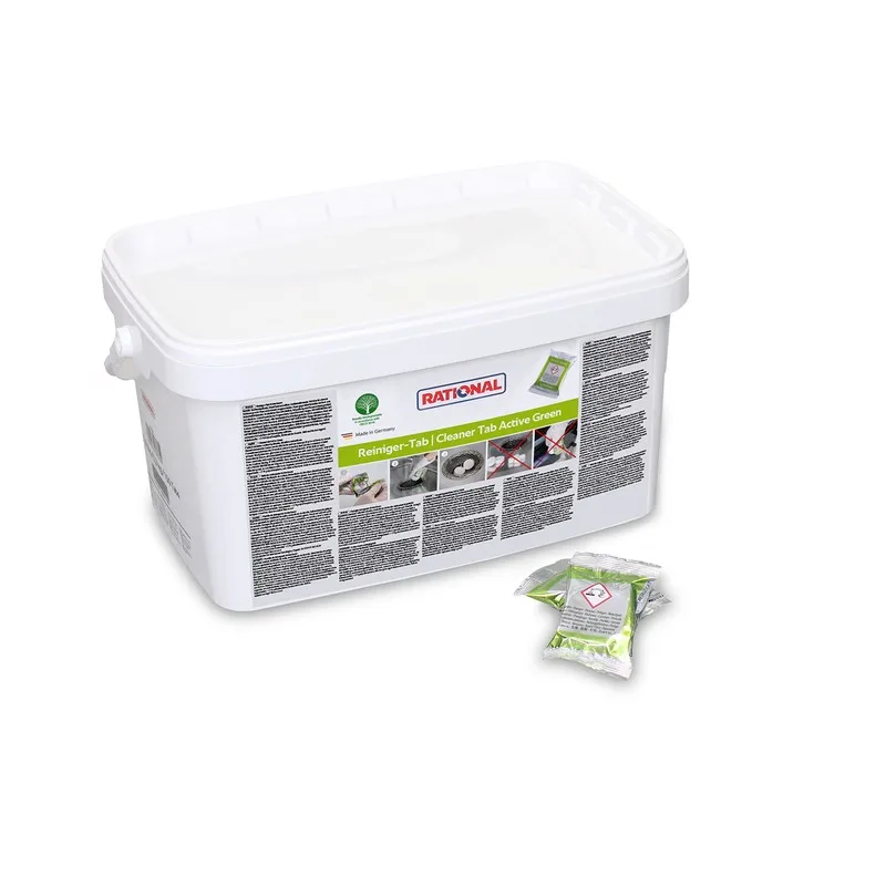 Pastilles de nettoyage RATIONAL Active Green 56.01.535, seau de 150