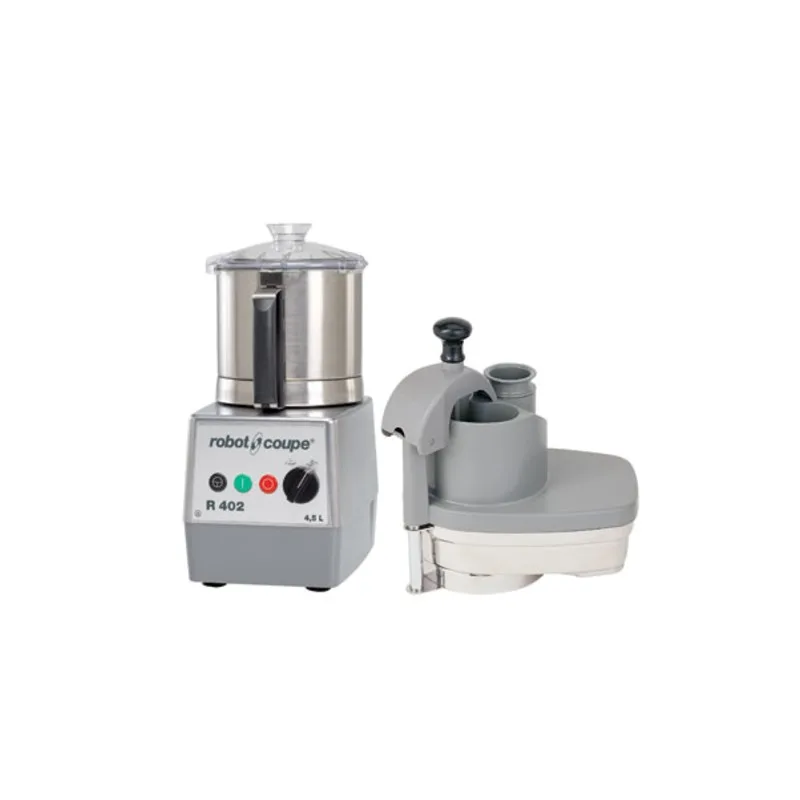 Robot combiné Robot Coupe R402A (R 402 série A), cutter 4,5 L inox et coupe-légumes, 2 HP, 2 vitesses, 120 V