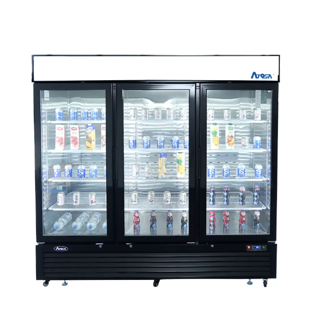 Congélateur 3 portes vitrées Atosa MCF8728GR