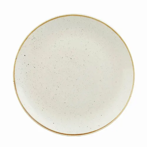 Assiette plate Churchill SWHSEV111 - Stonecast Barley White · 11 1/4 po · Blanc d'orge